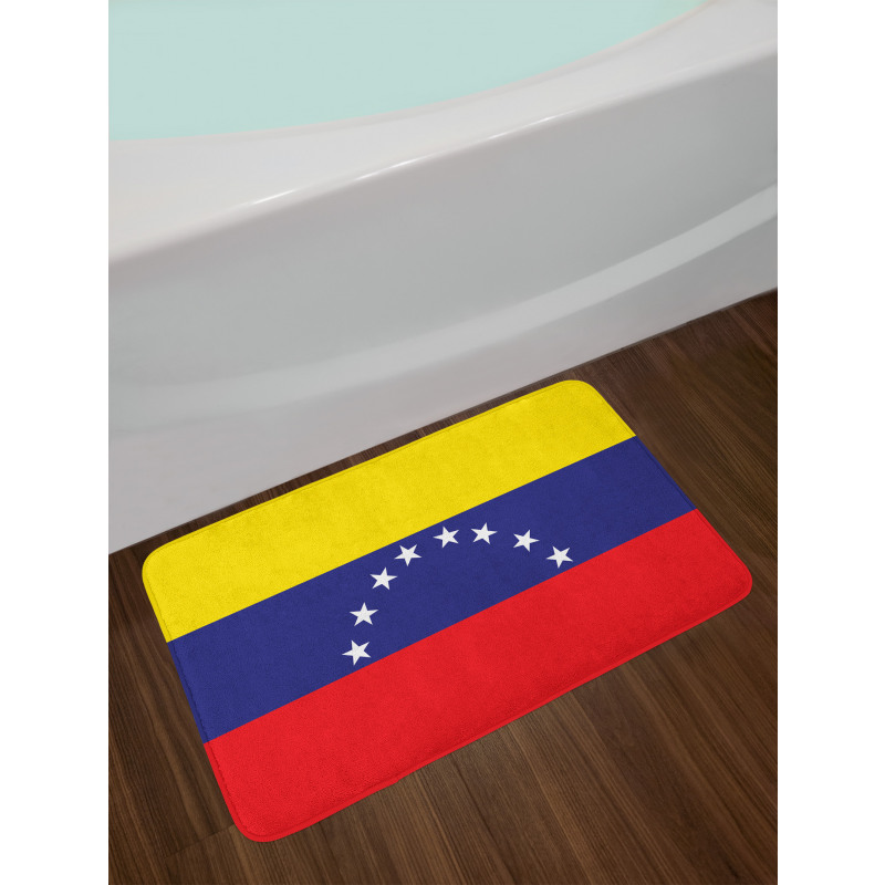 Colorful Country Mapping Bath Mat