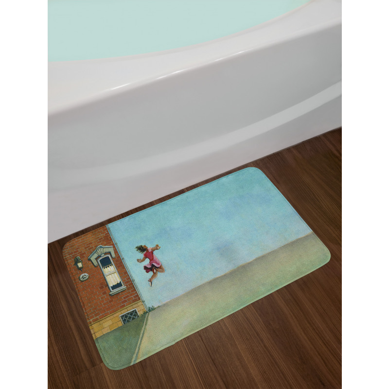 Life Contrast Art Bath Mat