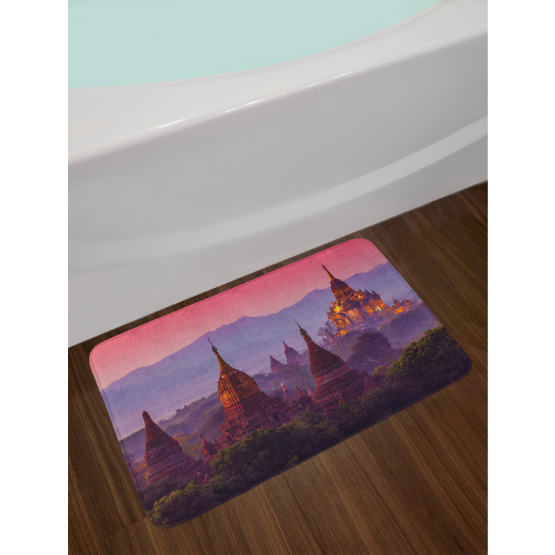 Ancient Building in Bagan Bath Mat