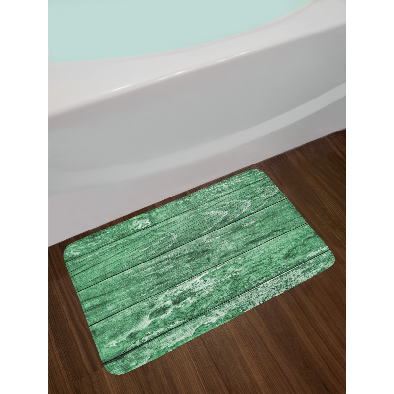 Cracked Look Wooden Bath Mat