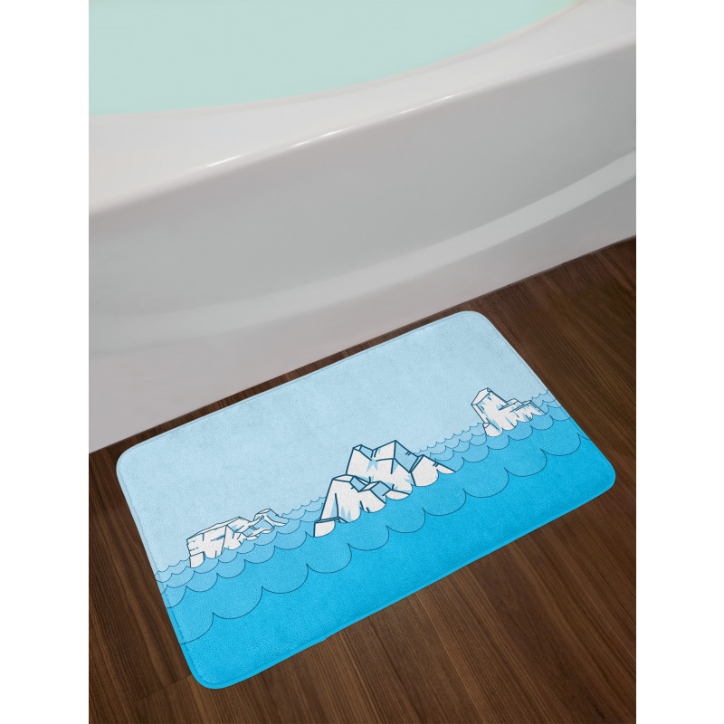 Frosty Elements Floating Bath Mat