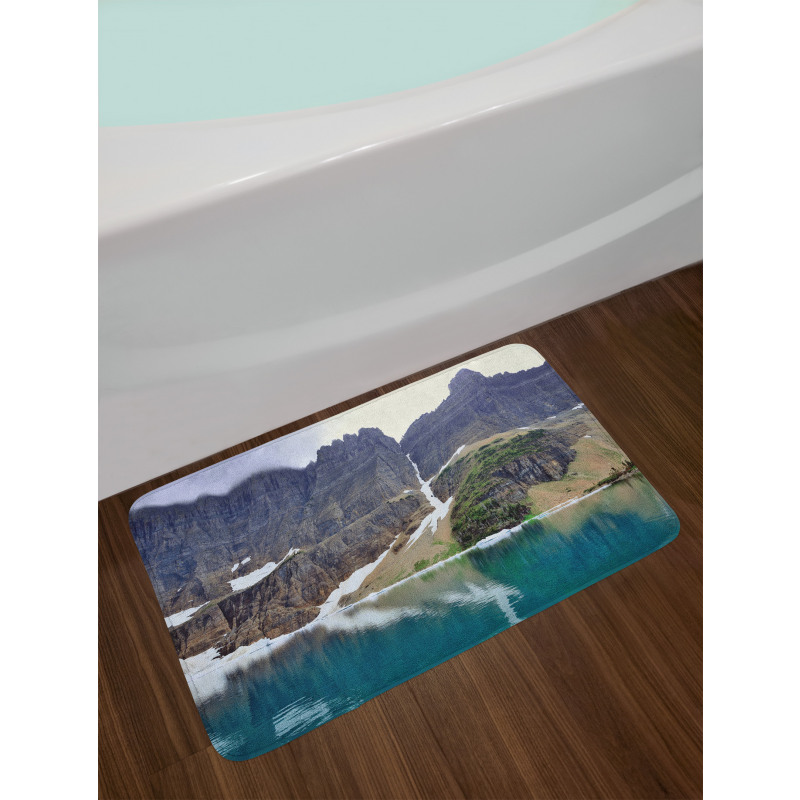 Lake in Glacier National Bath Mat