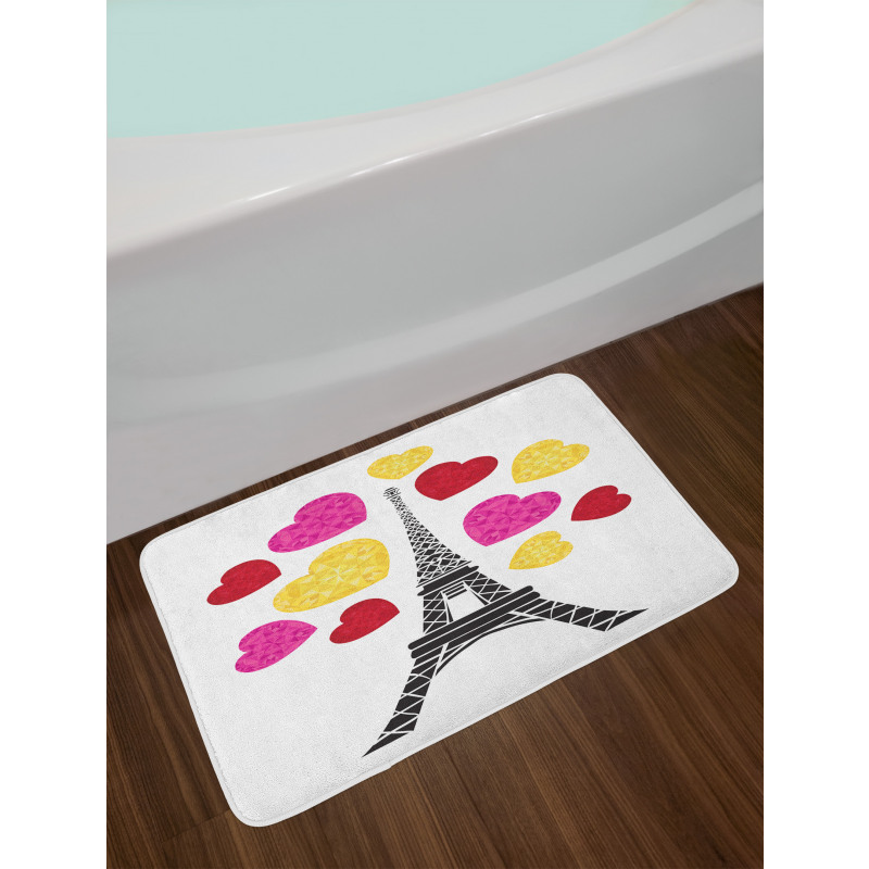 Valentine's Day Layout Bath Mat