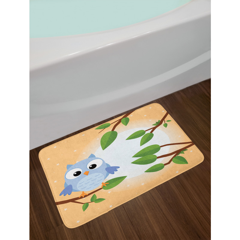 Creature on a Forest Tree Bath Mat