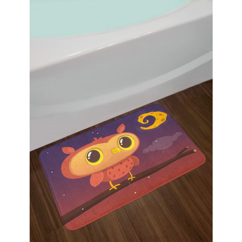 Sky Moon and Stars Bath Mat