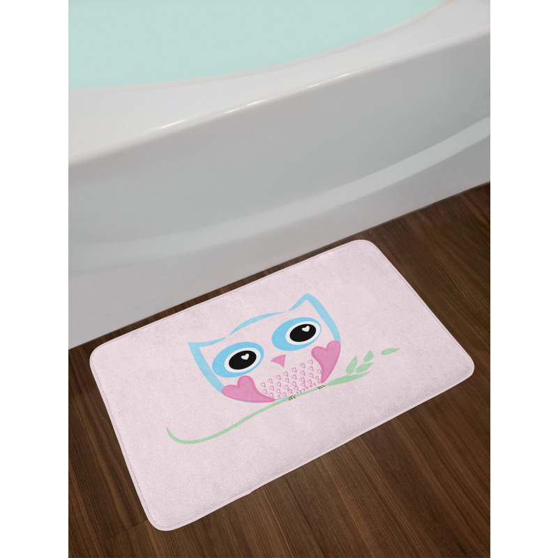 Forest Creature Doodle Bath Mat