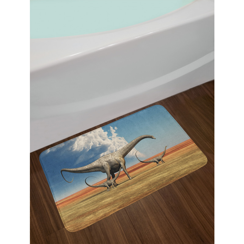 Diplodocus Dinasours Bath Mat