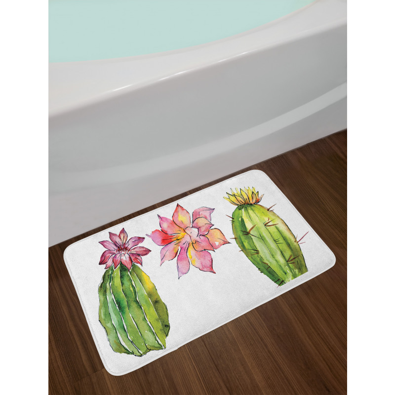 Succulents Bath Mat