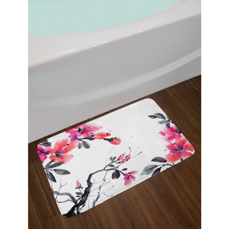 Spring Time Blooms Bath Mat