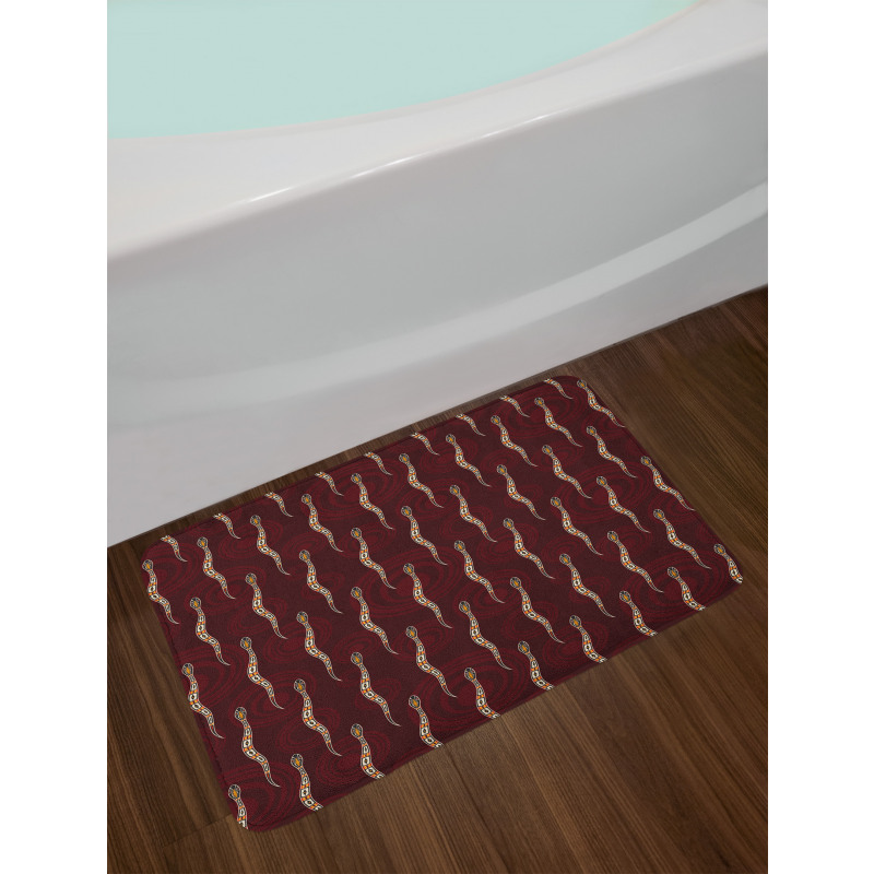 Abstract Snakes Bath Mat