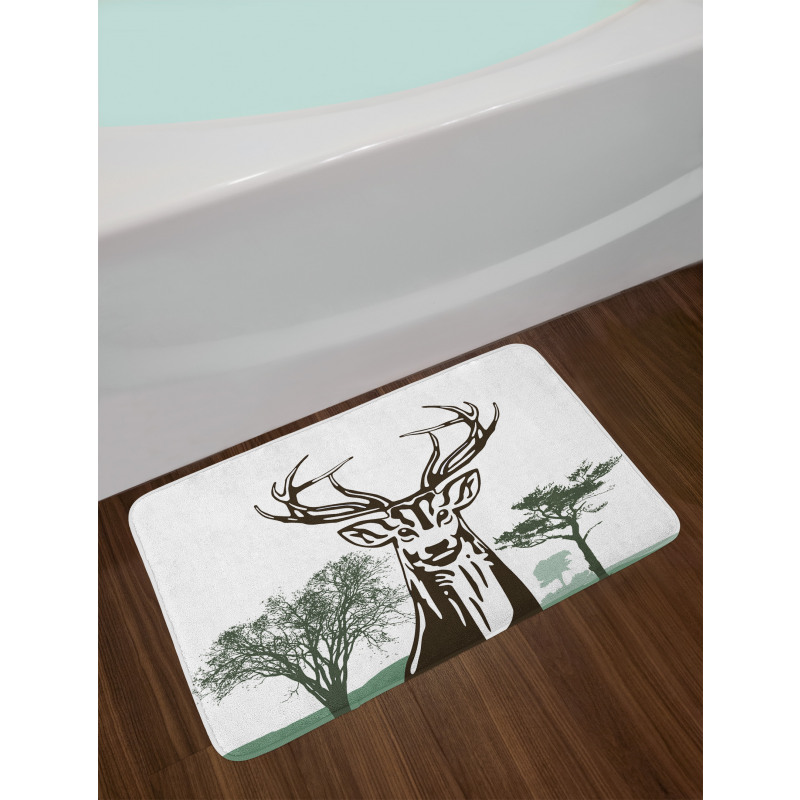 Village Mountain Fall Bath Mat