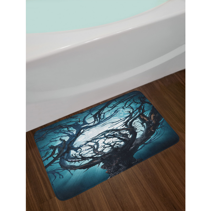 Night Big Mystic Tree Bath Mat