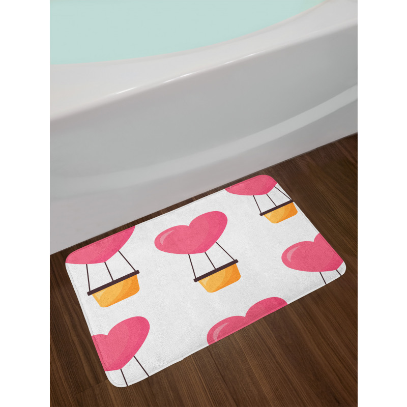 Heart Shaped Sky Bath Mat