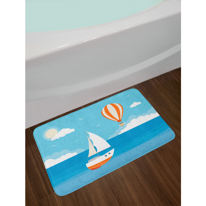 Boat Holiday Sea Bath Mat