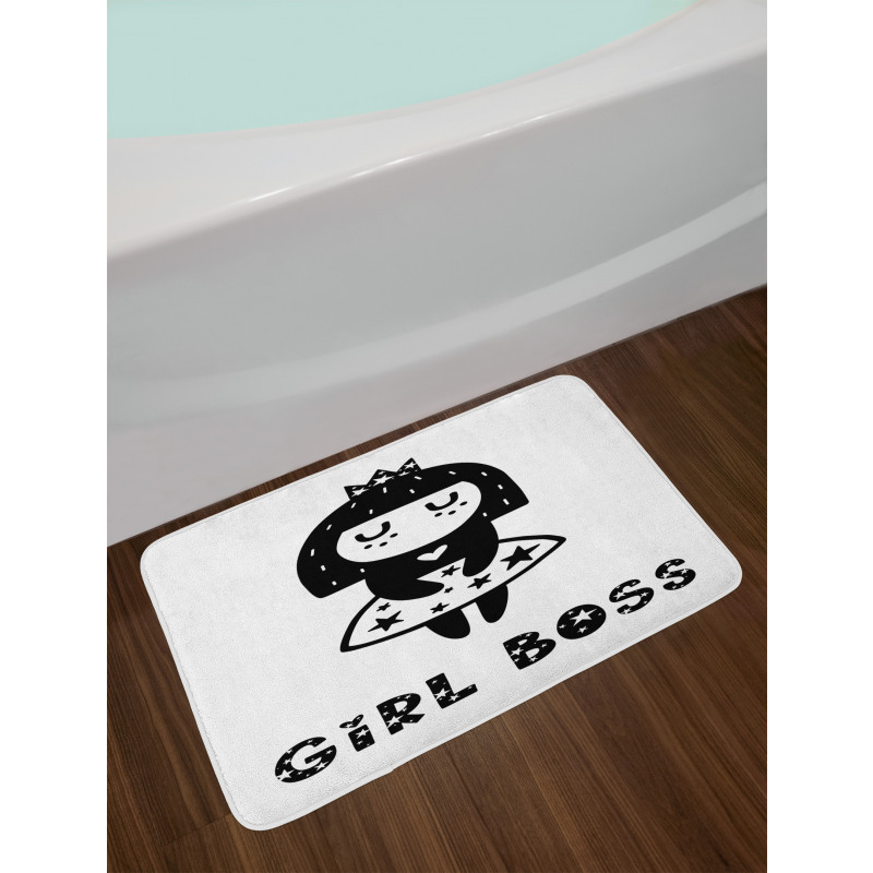 Princess Doodle Bath Mat