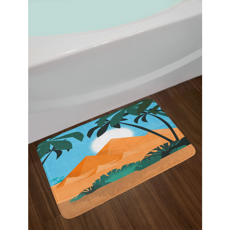 Desert and Pyramids Bath Mat