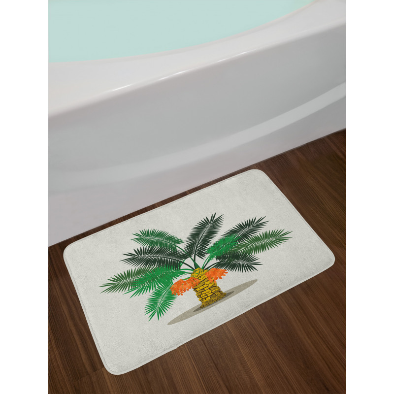 Tropical Oasis Leaves Bath Mat