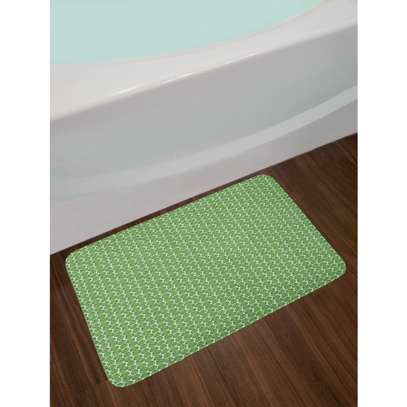 Watercolor Monstera Bath Mat