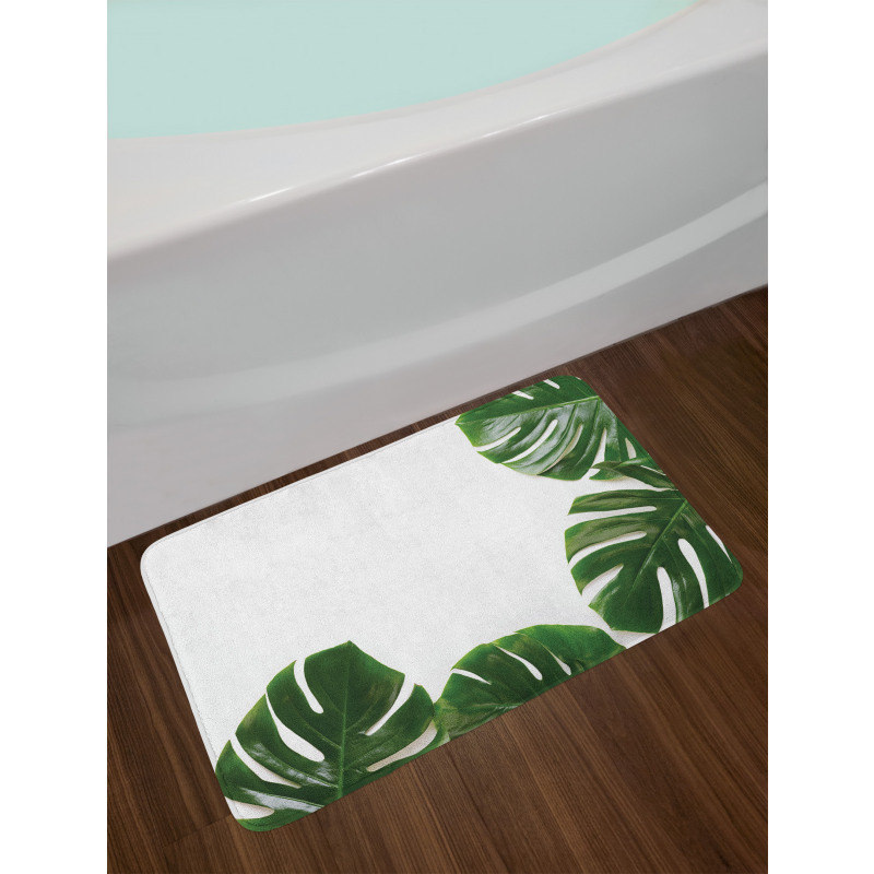 Swiss Cheese Plant Bath Mat