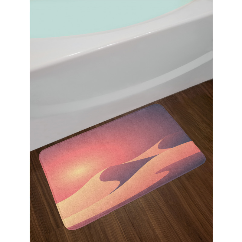 Warm Colors Sky and Desert Bath Mat