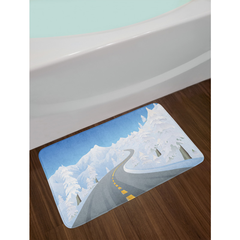 Road into the Mountains Bath Mat