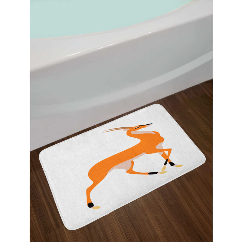 Side View Wildlife Animal Bath Mat