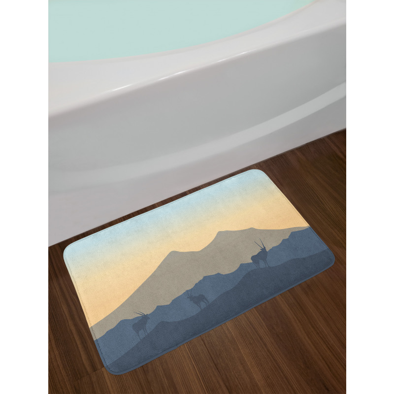 Hills with Open Sky Art Bath Mat