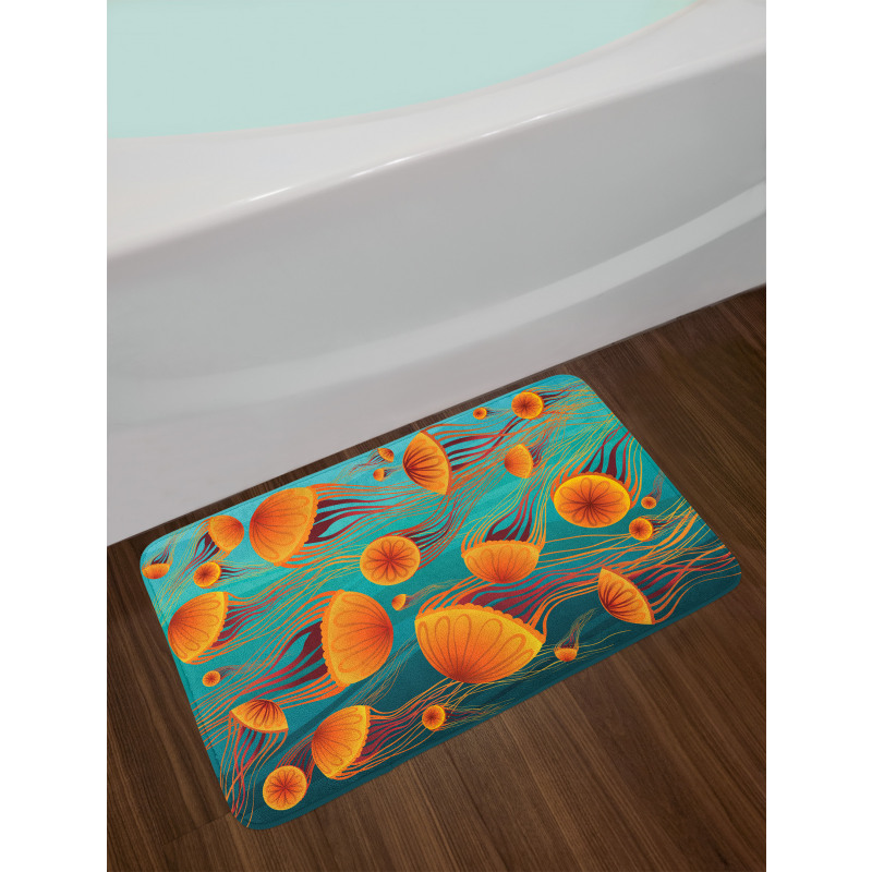 Tangerine Tones Animal Bath Mat