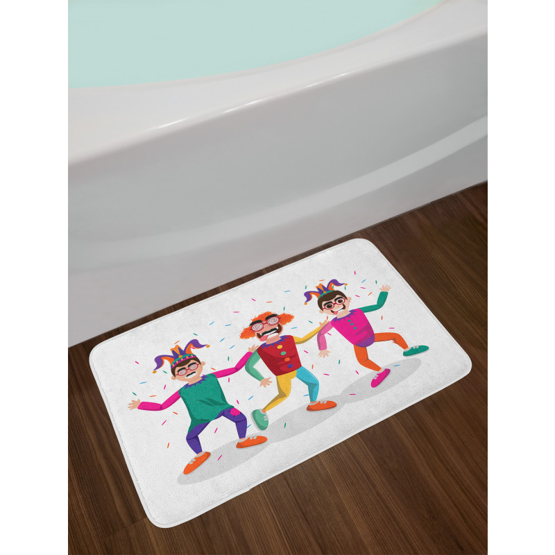 Funny Crazy Entertainer Men Bath Mat