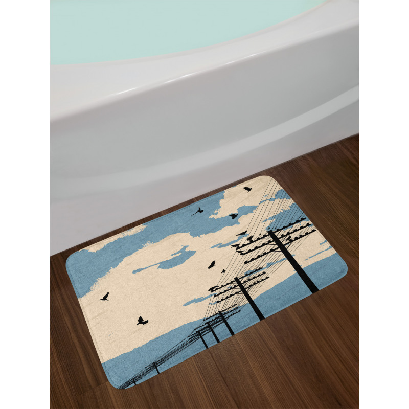 Modern Scene Bath Mat