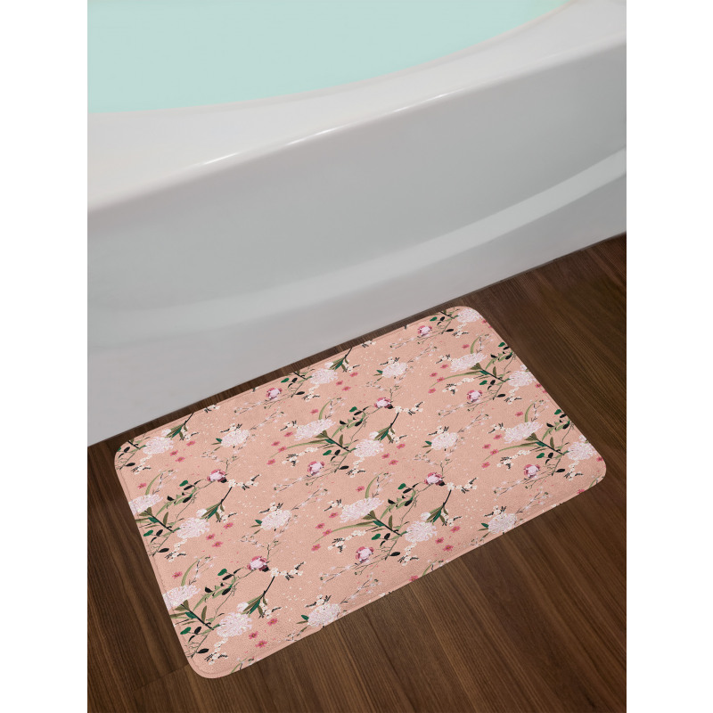 Blooming Oriental Garden Bath Mat