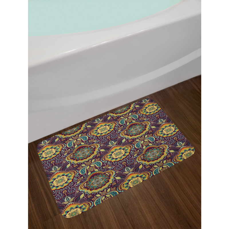 Botanical Art Composition Bath Mat