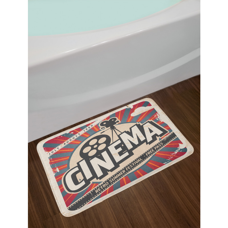 Vintage Cinema Movie Star Bath Mat