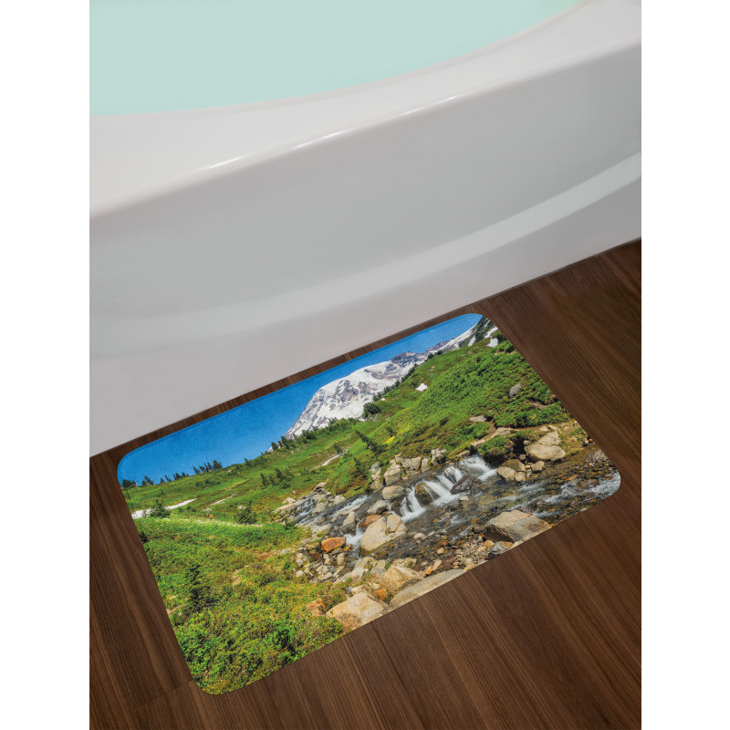 Edith Creek Mount Rainier Bath Mat