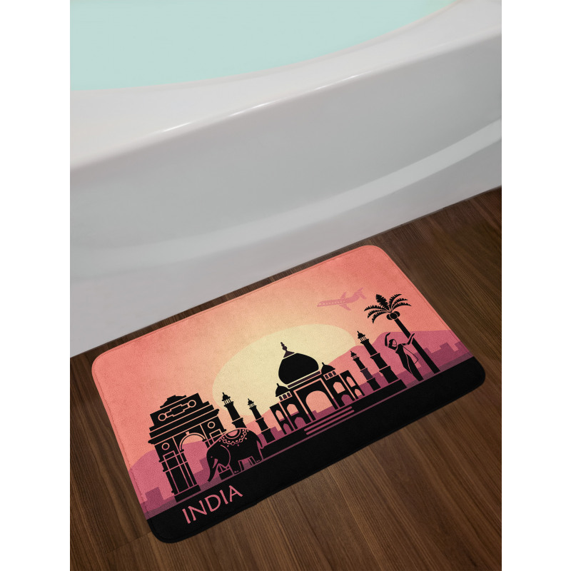 Dreamy Historic Landscape Bath Mat