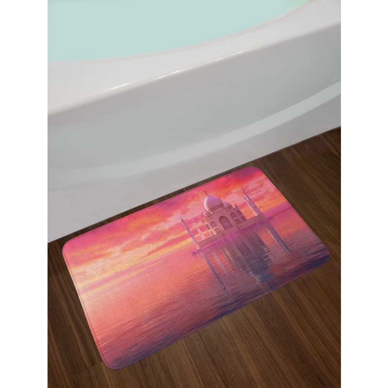 Romantic Taj Mahal Display Bath Mat