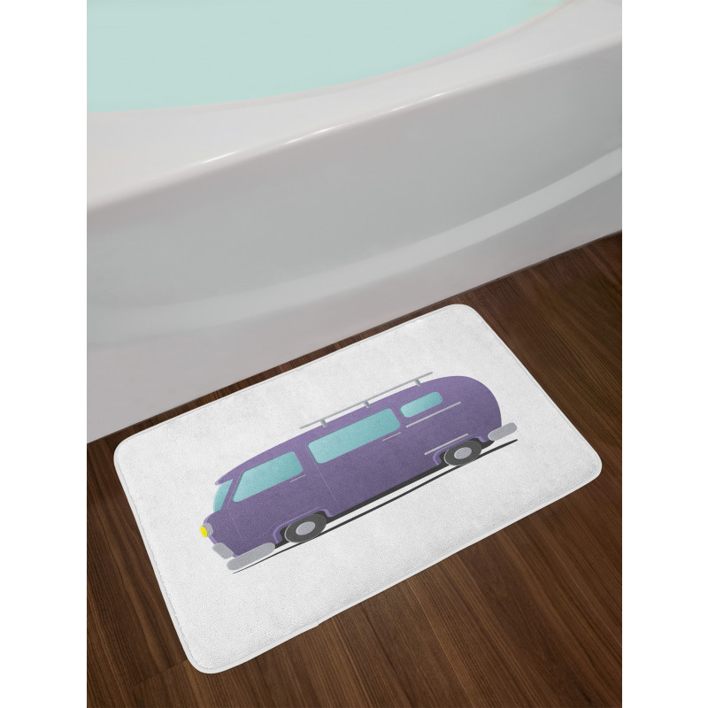 Side View Funny Van Bath Mat