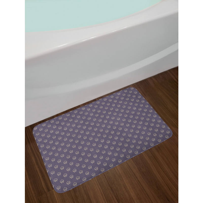 Basic and Abstract Bath Mat