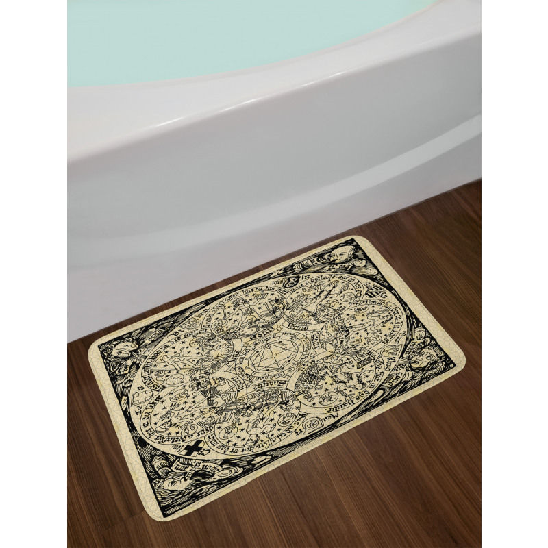 Map Bath Mat