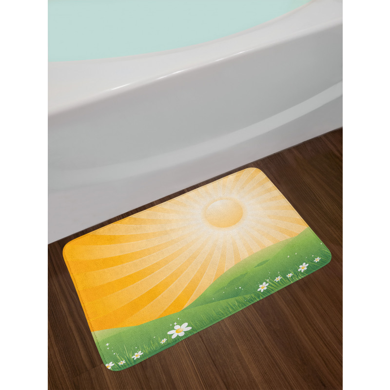 Sunbeam in Summer Bath Mat