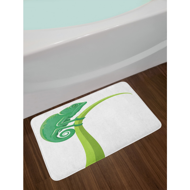 Exotic Grumpy Lizard Bath Mat