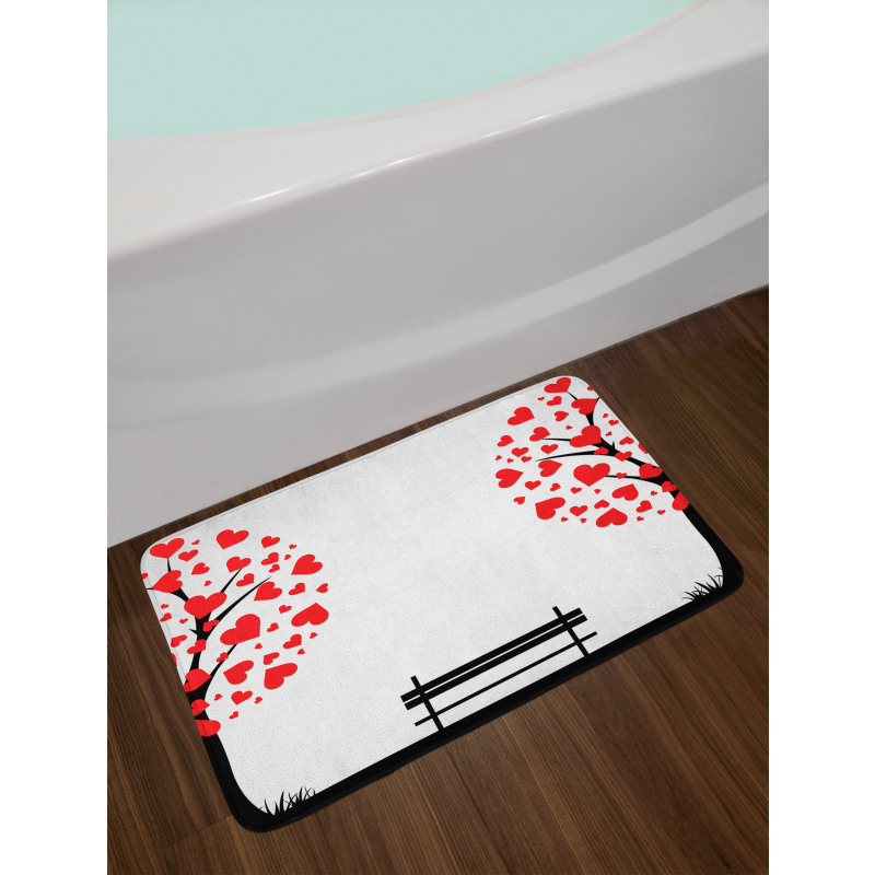 Heart Romance Love Art Bath Mat