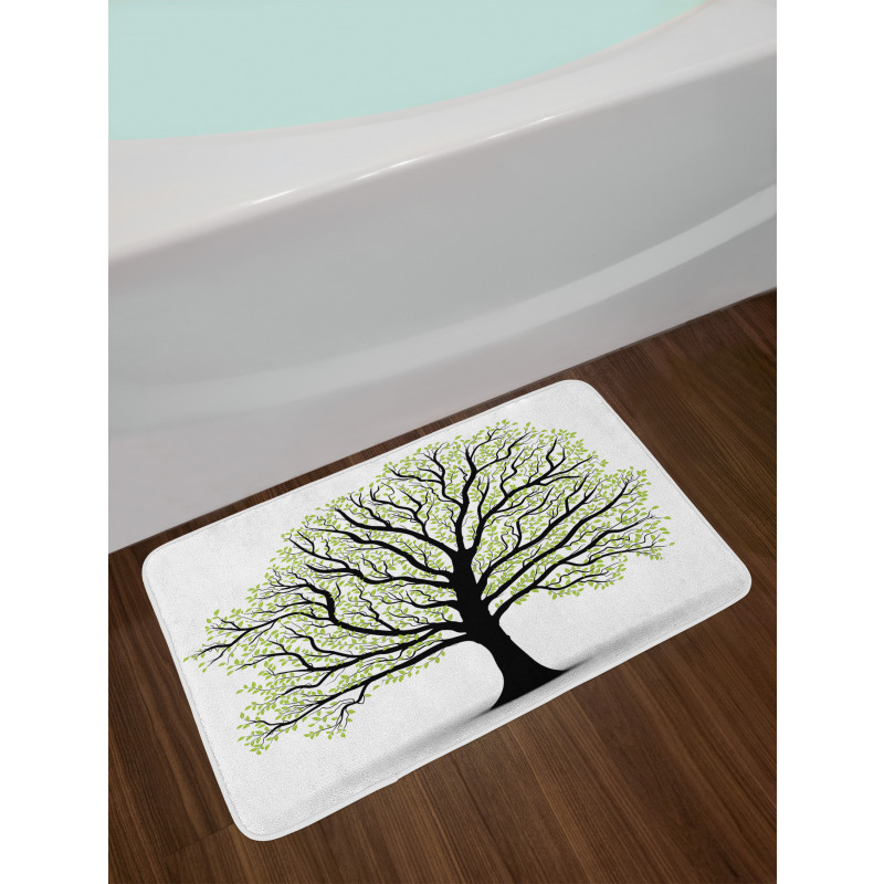 Lush Leaves Bath Mat