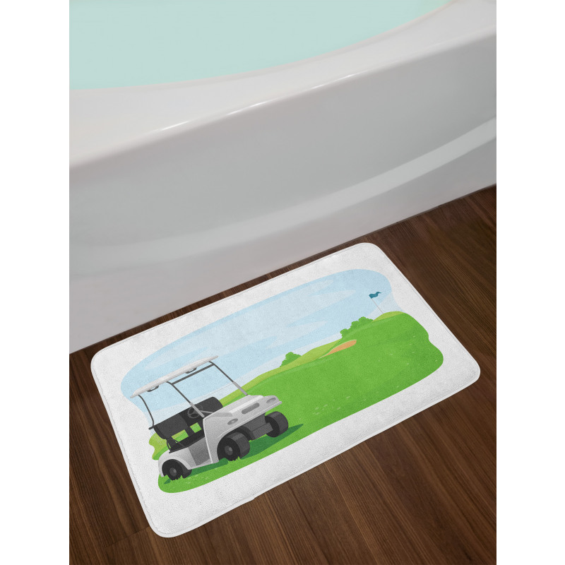 Car and Field Bath Mat