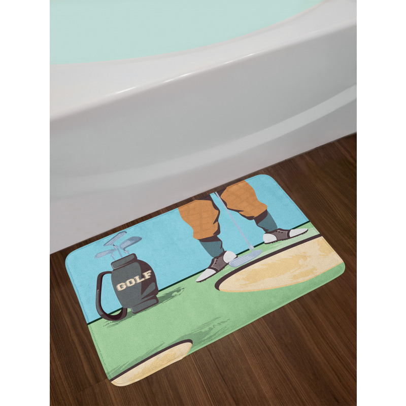 Golfer and Lofter Bath Mat