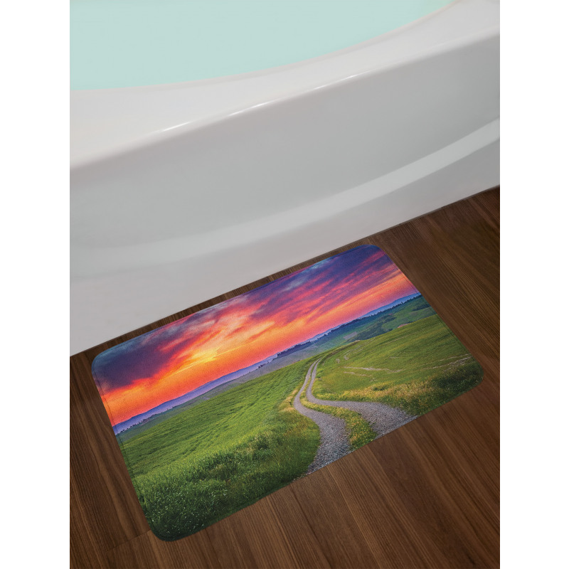 Tuscany Tangerine Sky Bath Mat