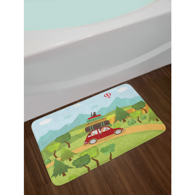 Road Tripping Family Bath Mat