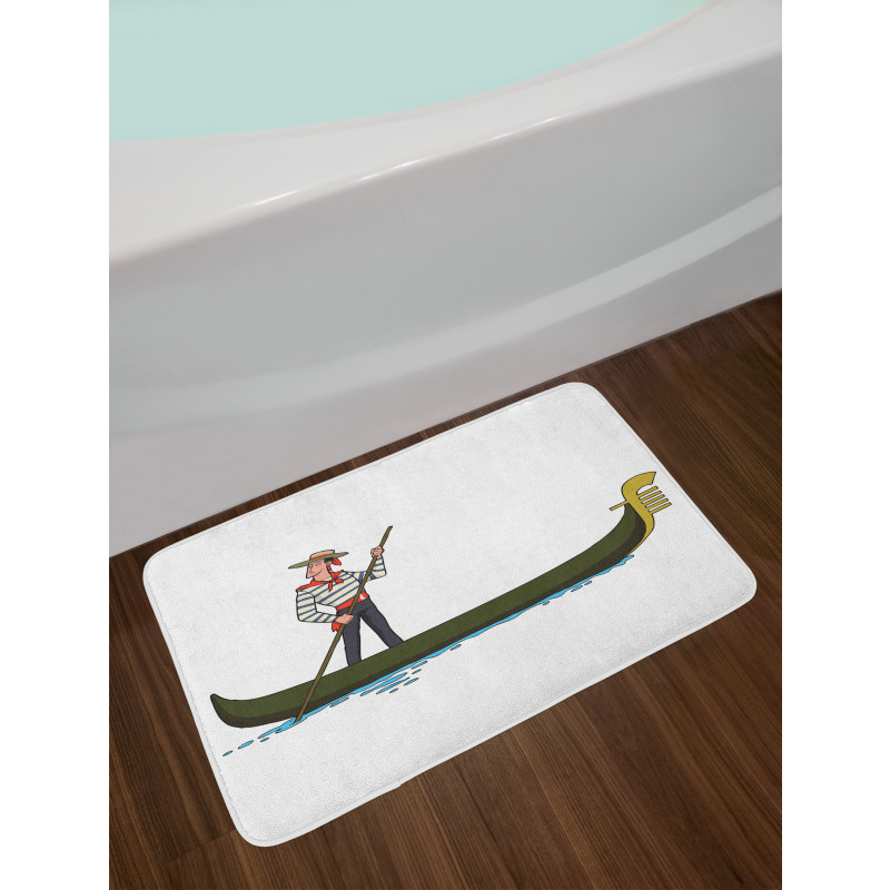 Gondola in Venice Love Bath Mat