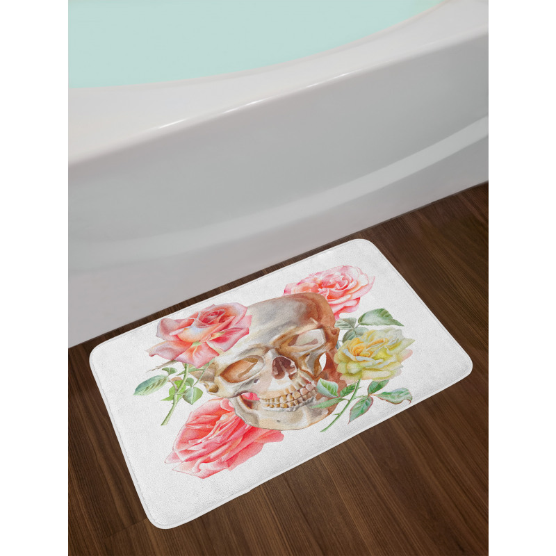 Romantic Roses Floral Bath Mat