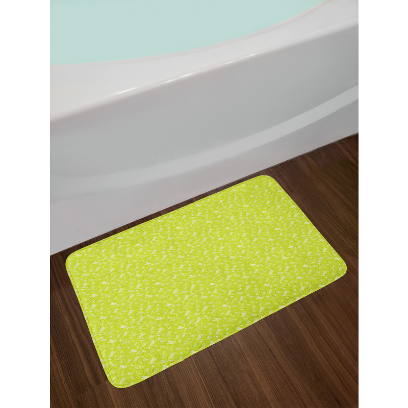 Rhythmic Flying Insects Bath Mat